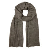 Espresso Handloom Cashmere Scarf from SLATE + SALT