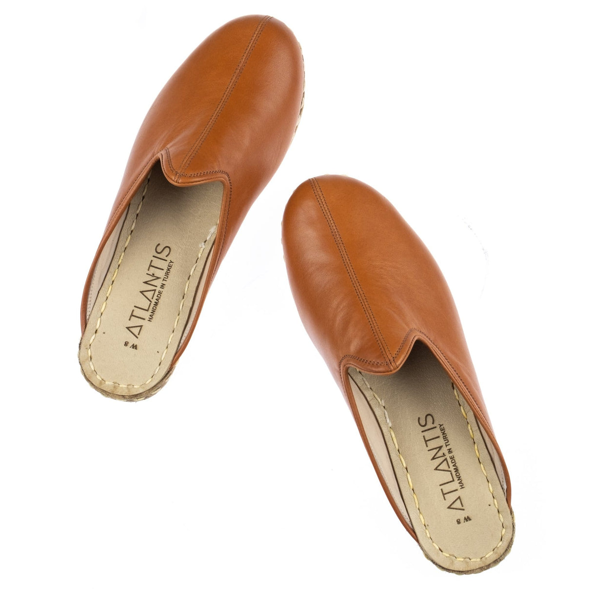 Men's Cocoa Brown Slippers from Atlantis Handmade Shoes