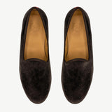 Men's Brown Velvet Slipper II from Del Toro Shoes