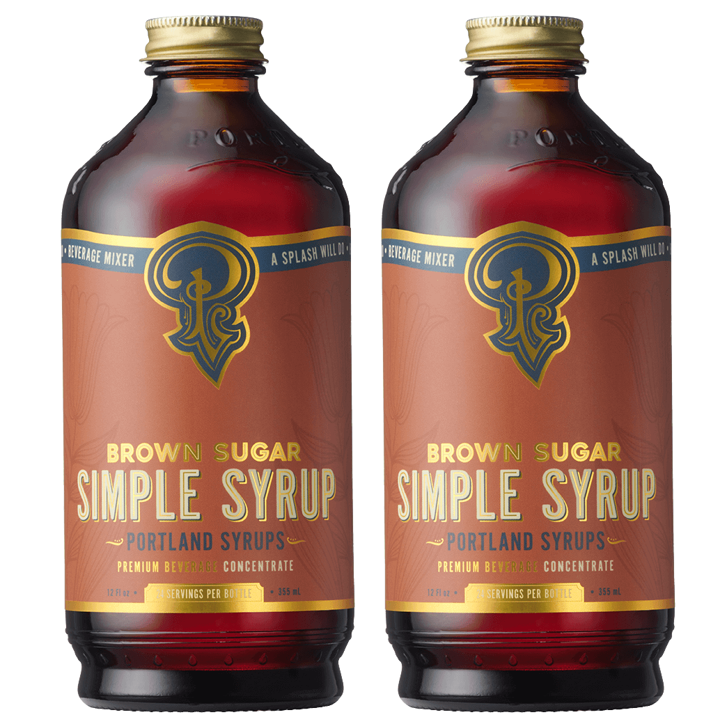 Brown Sugar Simple Syrup two-pack from Portland Syrups