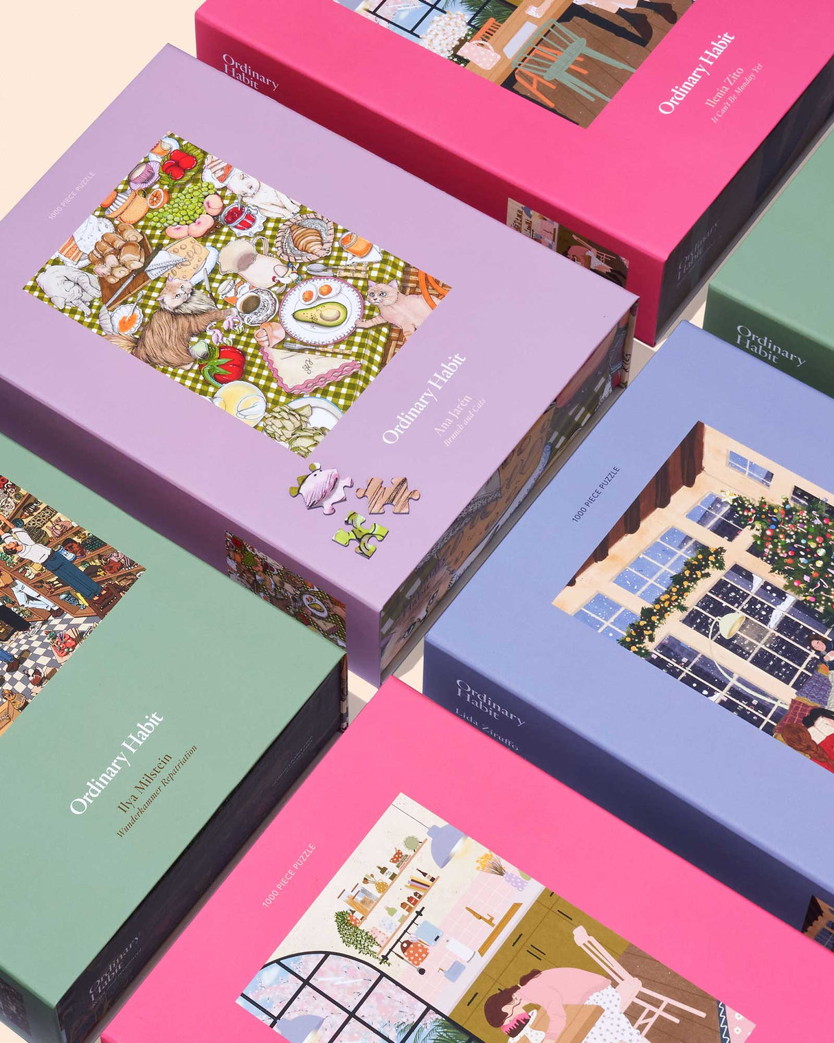 Brunch and Cats Puzzle from Ordinary Habit