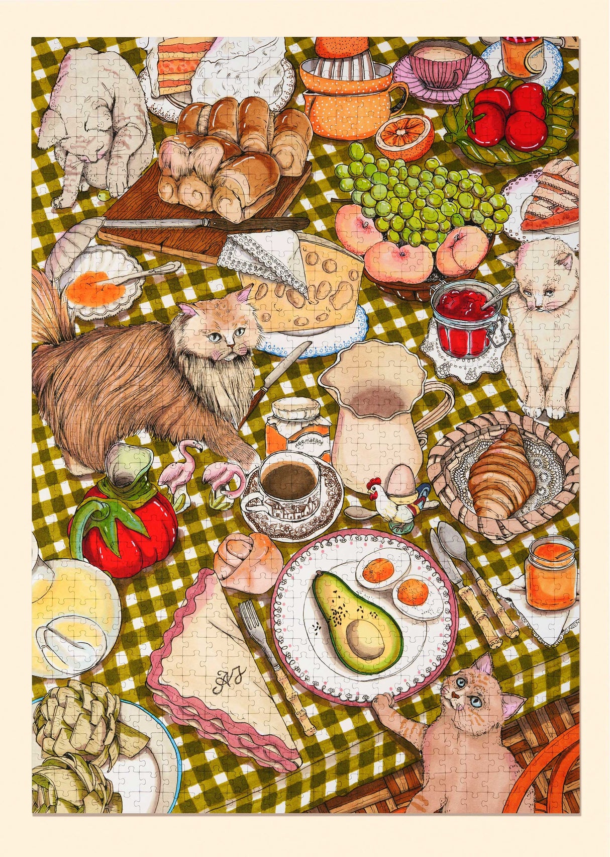 Brunch and Cats Puzzle from Ordinary Habit