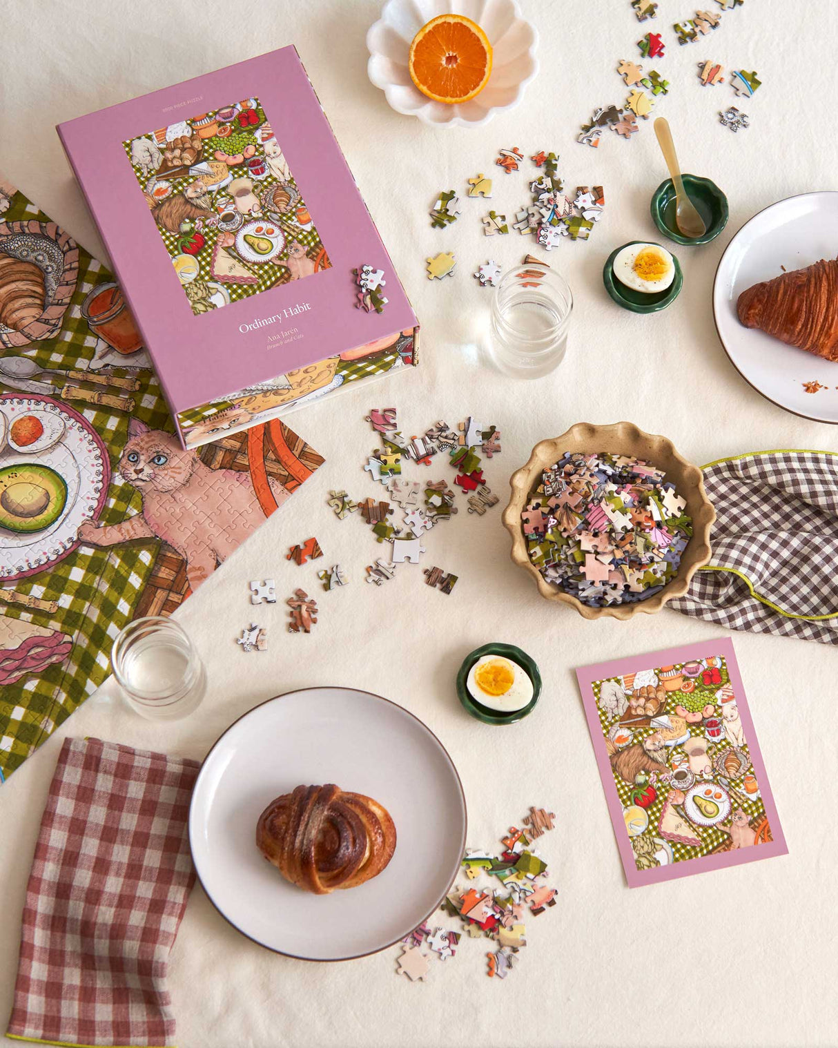 Brunch and Cats Puzzle from Ordinary Habit