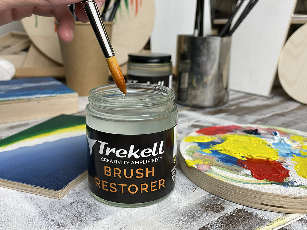Trekell Artist Brush Restorer - Brush Conditioning Solution from Trekell Art Supplies