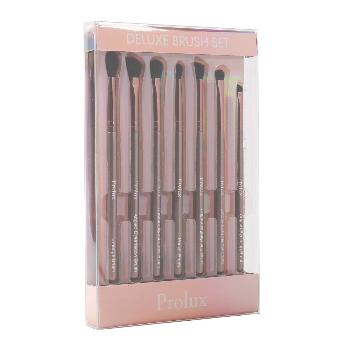 Deluxe Eye Essentials 7pc Brush set From Prolux Cosmetics