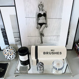 Brushes, Cylinder Case, Cream From Bag-all