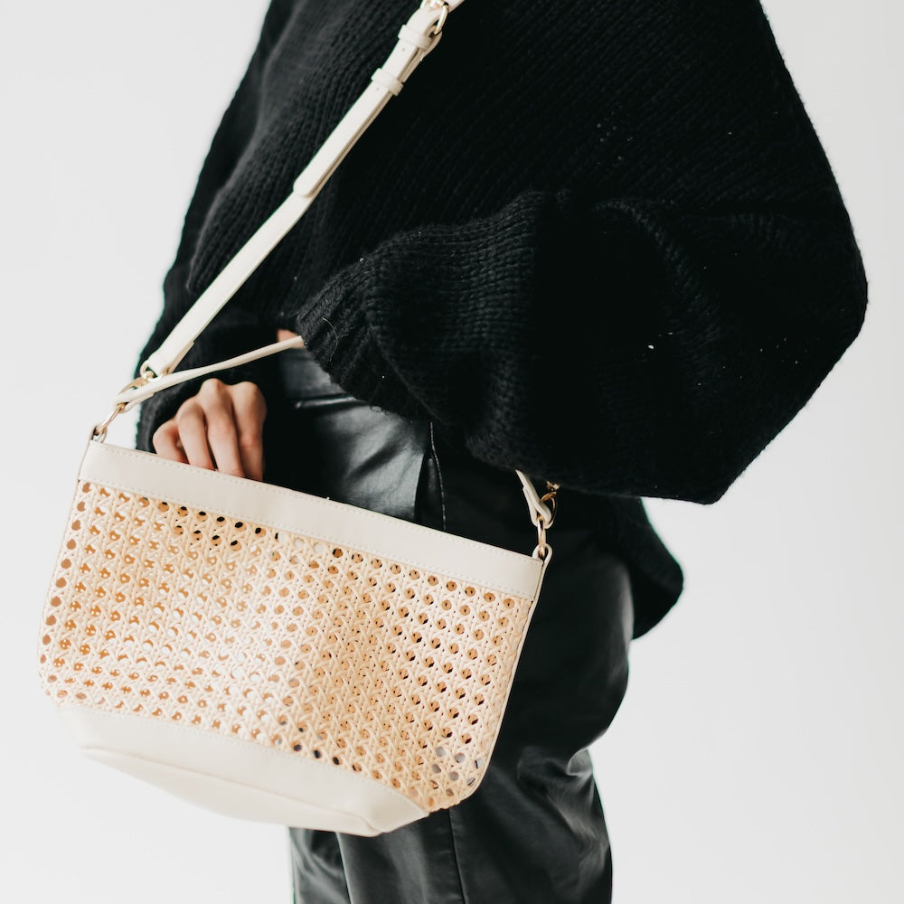 Bryce Woven Bucket Bag from Pretty Simple