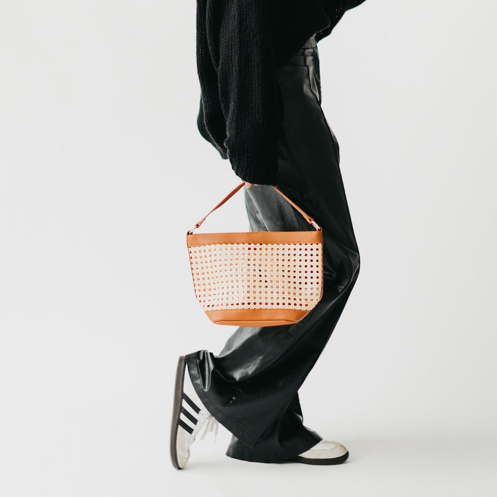 Bryce Woven Bucket Bag from Pretty Simple