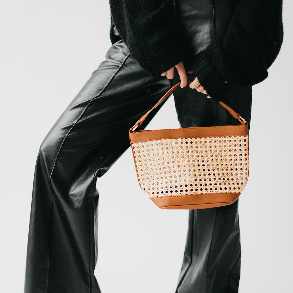 Bryce Woven Bucket Bag from Pretty Simple