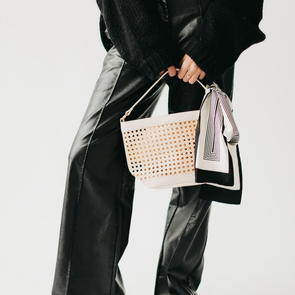 Bryce Woven Bucket Bag from Pretty Simple