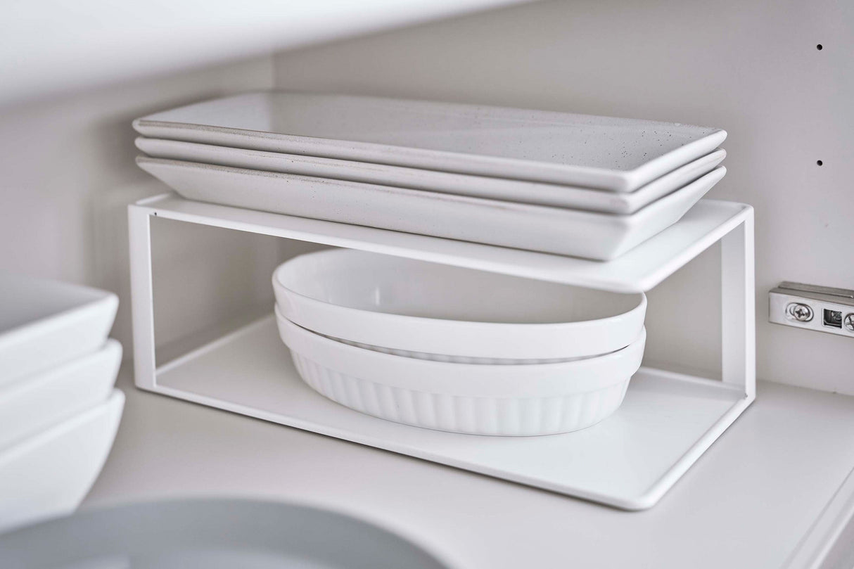 Two-Tier Cabinet Organizer - Steel from Yamazaki Home