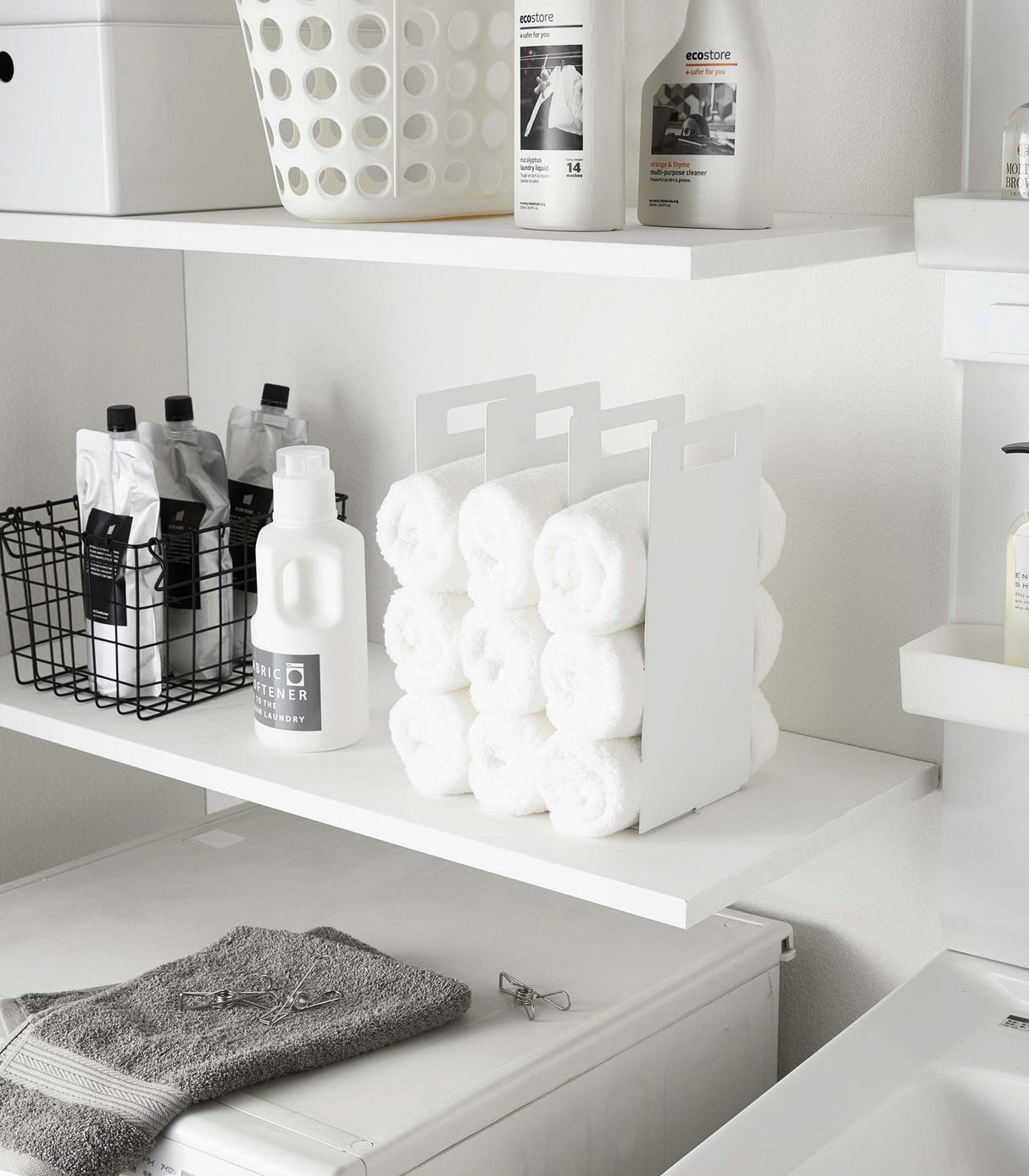 Towel Storage Organizer - Steel from Yamazaki Home