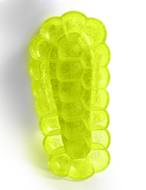 ADULT NEON LIME BUBBLE SLIDES from Pals Socks