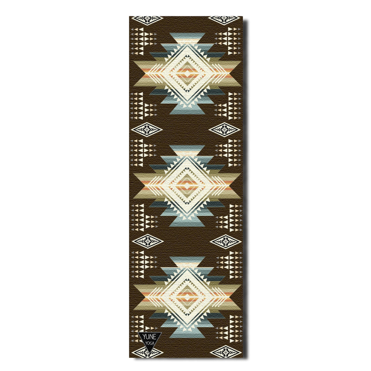 Buffalo Hills Soil Yoga Mat – 6 mm Extra Thick, Double-Sided Non-Slip, Eco-Friendly PER with UV-Printed Earthy Brown Design | from Yune Yoga
