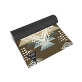 Buffalo Hills Soil Yoga Mat – 6 mm Extra Thick, Double-Sided Non-Slip, Eco-Friendly PER with UV-Printed Earthy Brown Design | from Yune Yoga