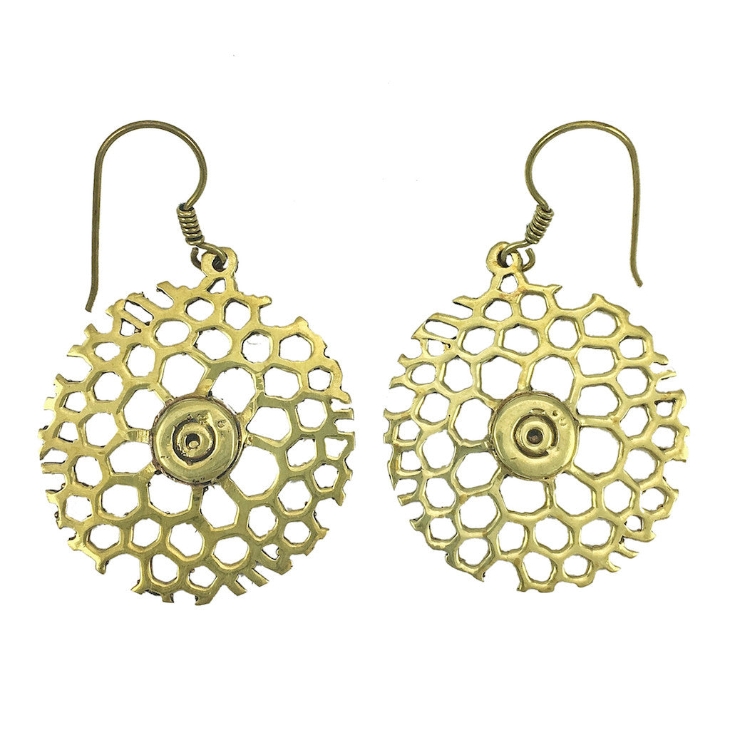 Honeycomb Bomb Earrings from SLATE + SALT