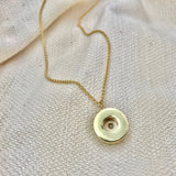Shell Casing Pendant Necklace from SLATE + SALT