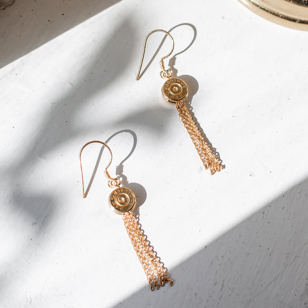 Bullet Tassel Earrings from SLATE + SALT