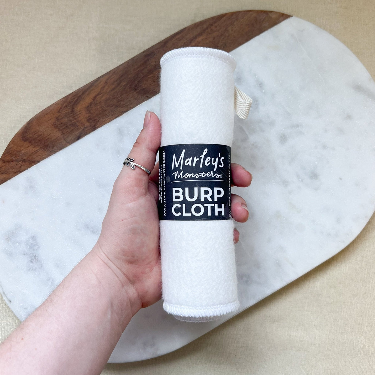 Burp Cloth: Bamboo from Marley's Monsters