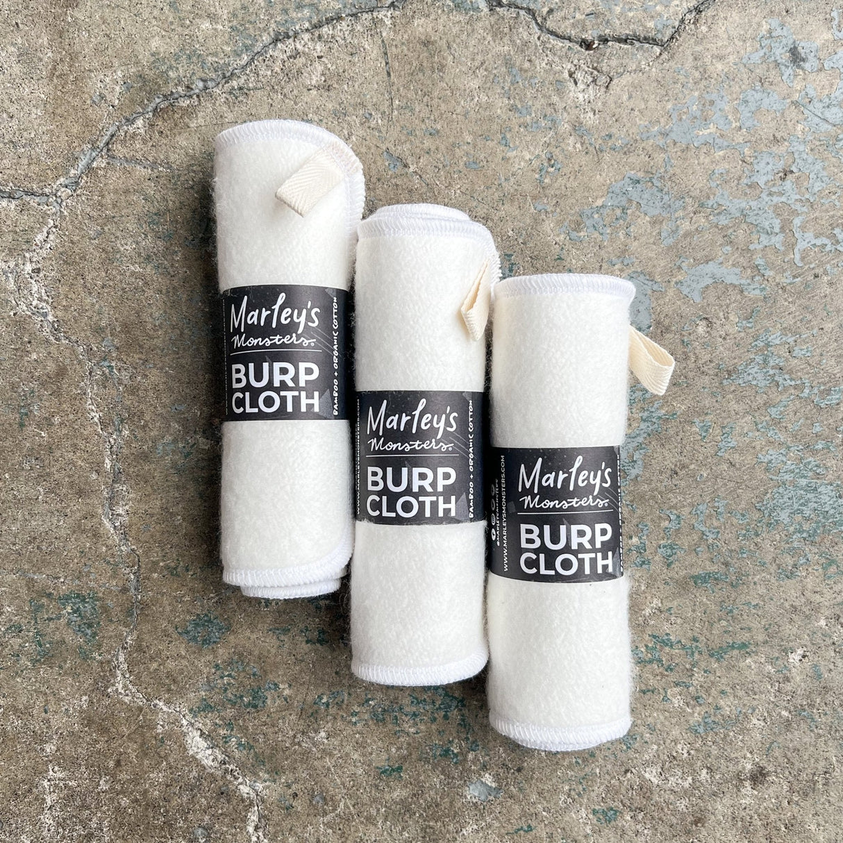 Burp Cloth: Bamboo from Marley's Monsters