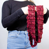 Burst My Bobble Infinity Scarf Crochet Pattern from Darn Good Yarn