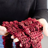 Burst My Bobble Infinity Scarf Crochet Pattern from Darn Good Yarn