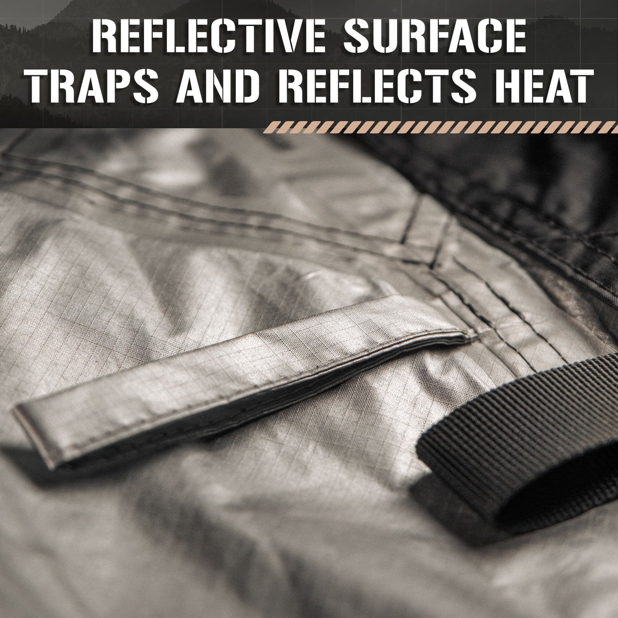 Bushcraft Reflective Shelter Tarp from TITAN Survival