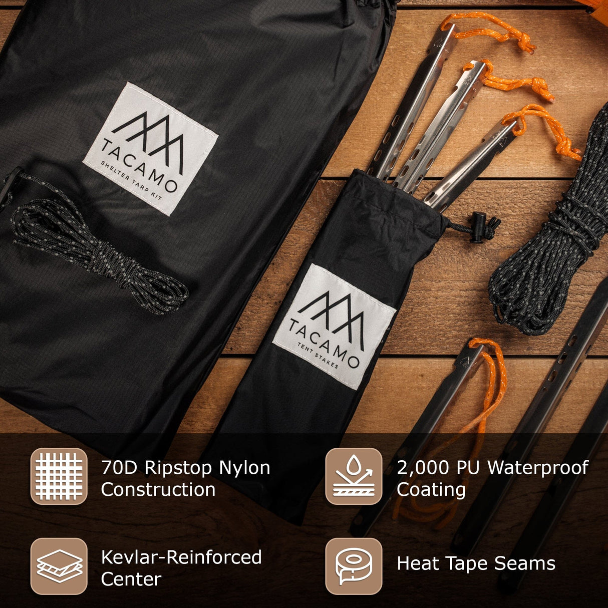 Bushcraft Reflective Shelter Tarp from TITAN Survival