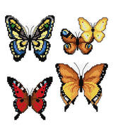 Butterflies 117CS Counted Cross-Stitch Kit From Wizardi