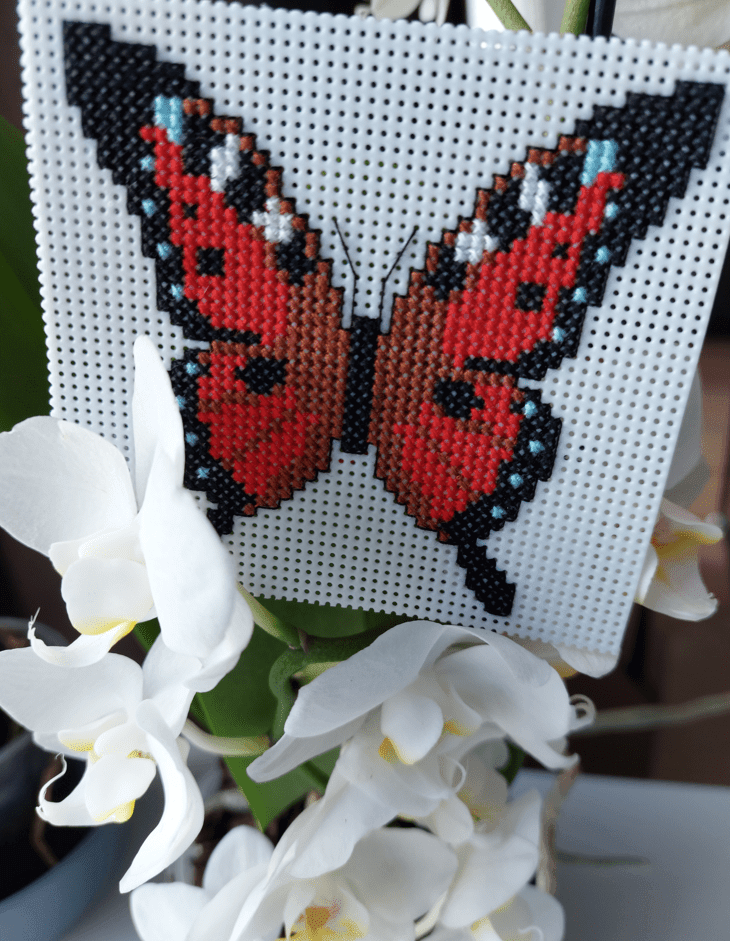 Butterflies 117CS Counted Cross-Stitch Kit From Wizardi