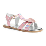 Miss Butterfly Sandal in Rainbow Iridescent - Kids from Yosi Samra