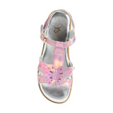 Miss Butterfly Sandal in Rainbow Iridescent - Kids from Yosi Samra