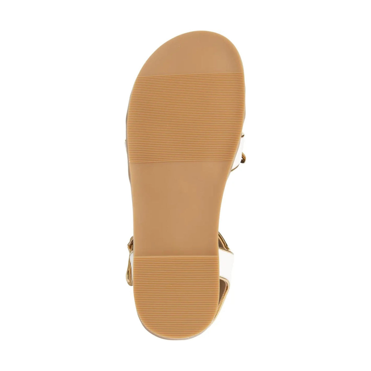 Miss Butterfly Sandal in White & Gold - Kids from Yosi Samra