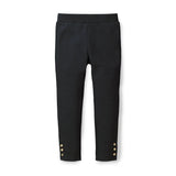 Button Cuff Ponte Pant Black - Baby from Hope & Henry