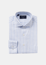 Providence Blue Windowpane Shirt from Atica Man