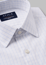Providence Light Blue Windowpane Shirt from Atica Man