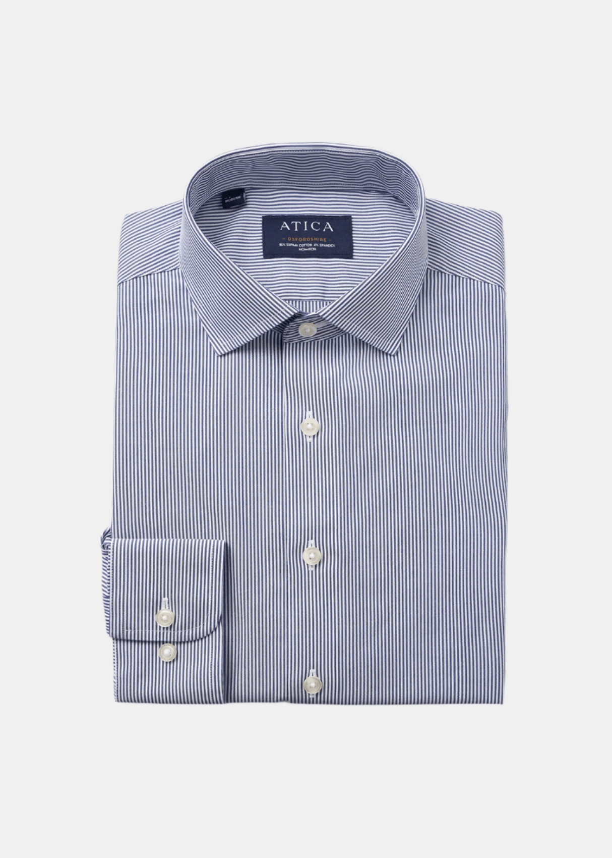 Oxfordshire Navy Stripes Shirt from Atica Man