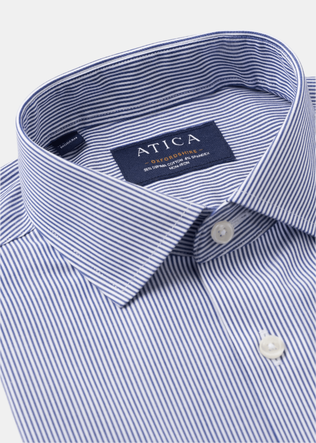Oxfordshire Navy Stripes Shirt from Atica Man