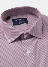 Oxfordshire Wine Stripes Shirt from Atica Man