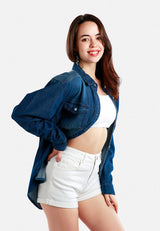 Button Down Ombre Denim Shirt from London Rag International