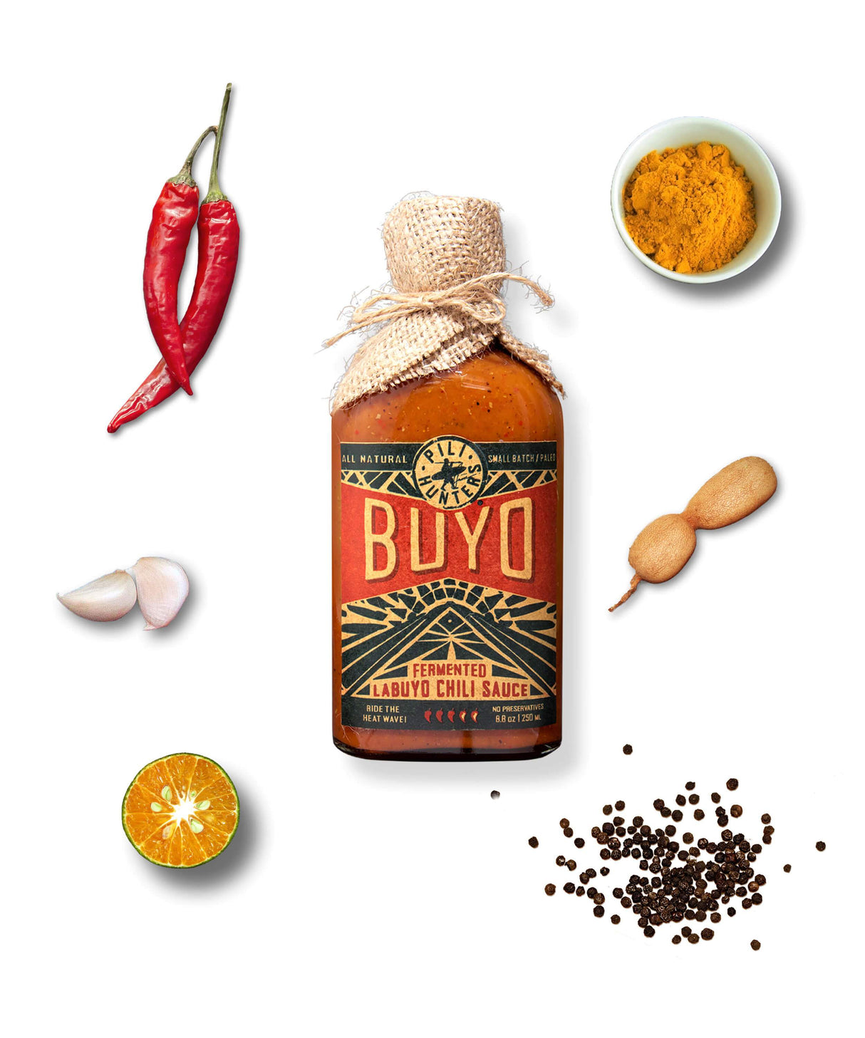 Pili Hunters™ Buyo Fermented Hot Sauce from Pili Hunters