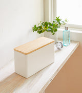 Countertop Organizer - Steel + Wood from Yamazaki Home