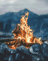 By the Fire CS174 15.75 x 19.69 inches Diamond Painting Kit from Wizardi