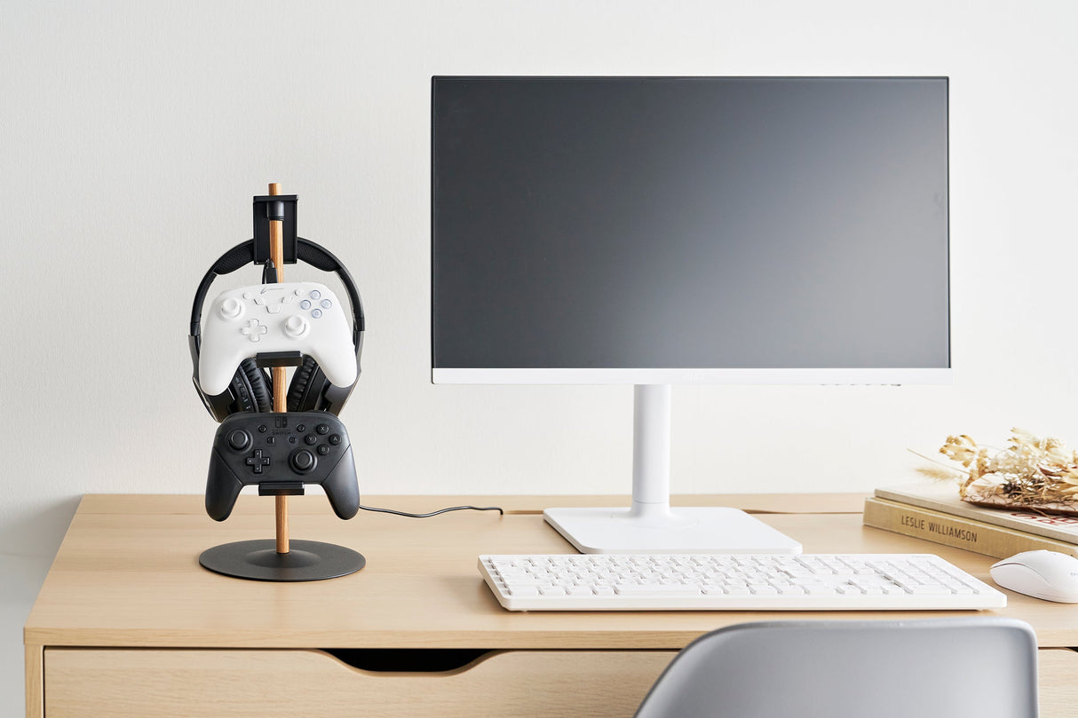 Controller Stand - Steel + Wood from Yamazaki Home