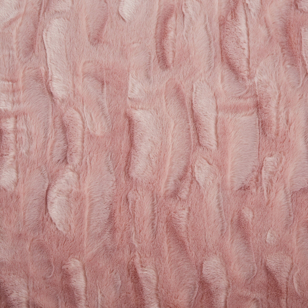Tache Faux Fur Dusty Rose Gold Pink Throw Blanket (#7) from Tache Home Fashion