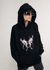 Flying Devil Cats Hoodie From Niepce Inc