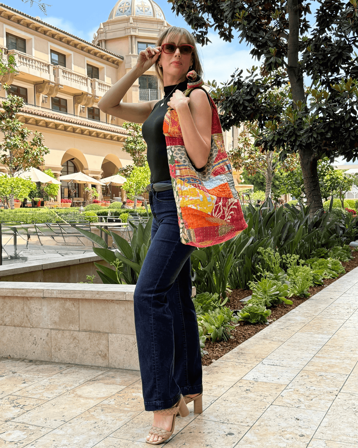 Kathmandu Collection Kantha Patchwork Hobo Bag from Jupiter Gear