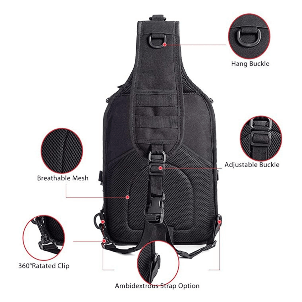 Tactical Medium Sling Range Bag from Jupiter Gear