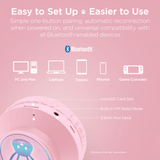 HyperGear Bunny Tracks Wireless Light-Up Headphones from Jupiter Gear Home