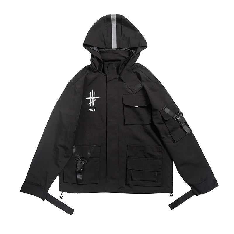 Scar X Series Black Windbreaker From Niepce Inc